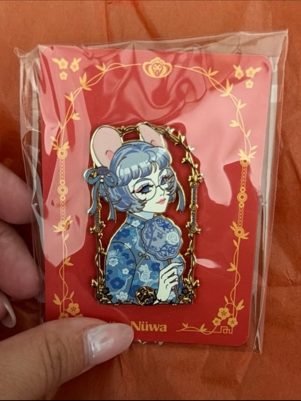 Made by Nuwa Chinese Zodiac Pin (rat)